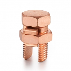 T/J Brass plated copper Split Bolt